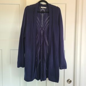 Ricki's Deep Navy Open-Front Cardigan